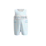 Preorder Samples SR3482 Smocked Little Dude Baby Boys Romper