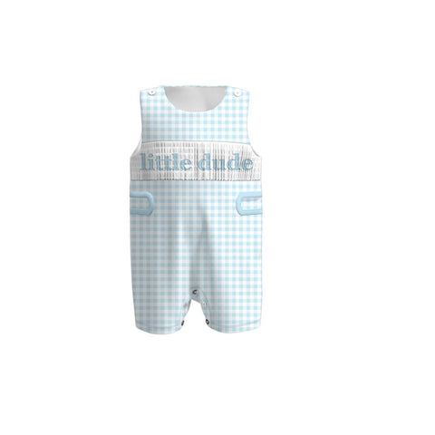 Preorder 12.05 MOQ 5 pcs SR3482 Little Dude Baby Boys Romper