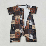 SR3545 Western Rodeo Baby Boys Romper