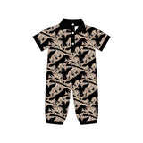 Preorder Samples SR3637 Hunting Camo Dog Baby Boys Romper