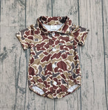 Preorder Samples SR3659 Hunting Camo Polo Baby Boys Romper