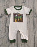 Preorder Samples SR3681 Mallard Ducks Green Baby Boys Romper