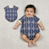 SR3713 Western Pattern Baby Boys Romper