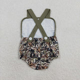 SR3926 Hunting Eagle Camo Baby Boys Romper