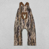 SR4048 Embroidery Hunting Camo Elk Boy's Romper