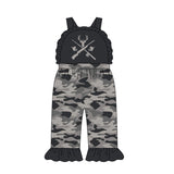 Preorder MOQ 5 Pcs Each Style Hunting Camo Elk Forest Girls Jumpsuit