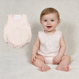 SR4233 Khaki Baby Boys Bubble Romper