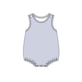 Preorder MOQ 5 pcs Each Style Solid Color Colorful Cotton Baby Bubble Romper