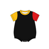 Preorder MOQ 5 pcs Each Style Solid Color Colorful Cotton Baby Bubble Romper