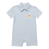 Preorder Samples SR4281 Embroidery Halloween Candy Canes Baby Boys Romper