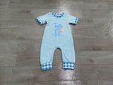 NO MOQ Preorder Samples Each Style Embroidery Easter Bunny Plaid Kids Matching Clothes