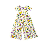Preorder MOQ 5 pcs Each Style Mardi Gras Mask Girl's Jumpsuit Kids Matching Clothes