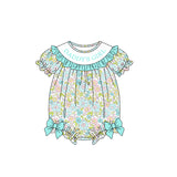 Preorder MOQ 5 pcs Each Style DADDY'S GIRL Floral Ruffles Baby Girls Romper Kids Matching Clothes