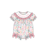 Preorder MOQ 5 pcs Each Style DADDY'S GIRL Floral Ruffles Baby Girls Romper Kids Matching Clothes
