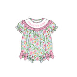 Preorder MOQ 5 pcs Each Style DADDY'S GIRL Floral Ruffles Baby Girls Romper Kids Matching Clothes