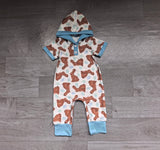 NO MOQ Preorder Samples Each Style Easter Bunny Hoodie Blue Kids Matching Clothes
