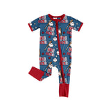 Preorder MOQ 5 pcs Each Style HIT BALL Baseball Star Pajamas Kids Matching Clothes