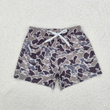 SS0079 Summer Camo Hunting Boy's Shorts Swim Trunks