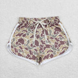 SS0176 Camo Girl's Sports Shorts