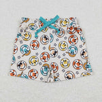 SS0192 Smiley Face Star Boy's Shorts