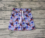 SS0204 Cow Blue Boy's Shorts