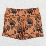 SS0215 Cactus Girls Biker Shorts Style