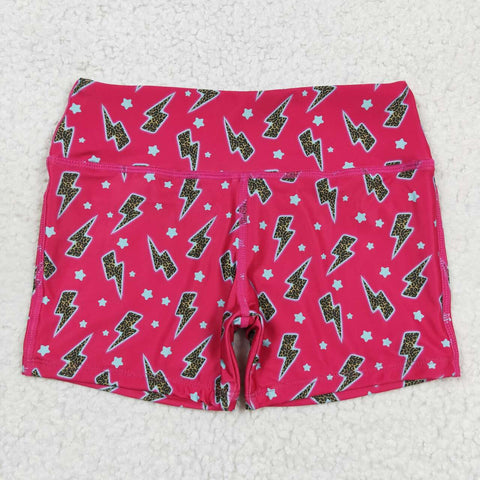 SS0216 Lightning Girls Biker Shorts Style