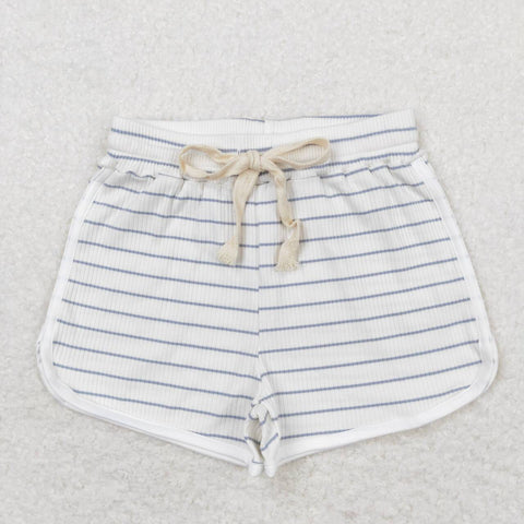 SS0334 Stripe Cotton Girl's Sports Shorts