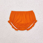 SS0368 Fall Orange Cotton Baby Bummie