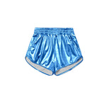 Preorder 12.22 SS0408 Blue Leather Fashion Girl's Shorts