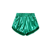 Preorder SS0410 Green Leather Fashion Girl's Shorts