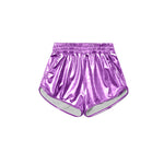 Preorder 12.22 SS0411 Purple Leather Fashion Girl's Shorts