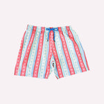 Preorder 01.22 SS0437 July 4th USA Star Boy's Shorts Swim Trunks