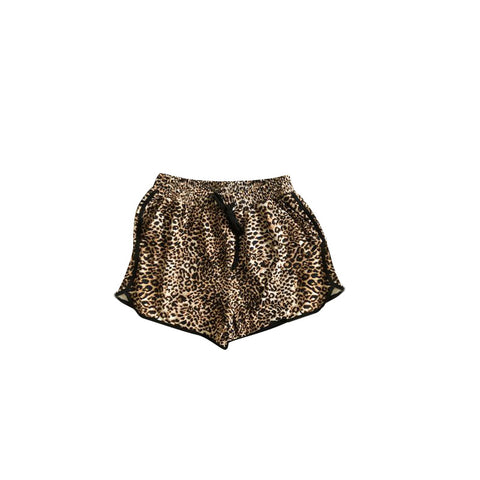 Preorder 03.02 SS0451 Brown Leopard Adult's Sport Shorts