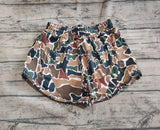 Preorder SS0465 Hunting Camo Yoga Girl's Sports Shorts