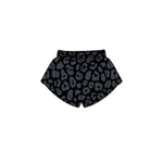 Preorder 03.26 SS0467 Leopard Black Girl's Sports Shorts