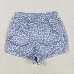 SS0468 Leopard Grey Adult's Sport Shorts