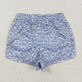 SS0468 Leopard Grey Adult's Sport Shorts