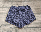 Preorder SS0471 Leopard Black Yoga Adult's Sport Shorts