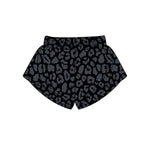 Preorder SS0471 Leopard Black Yoga Adult's Sport Shorts