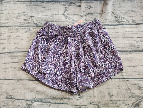 Preorder SS0480 Leopard Yoga Girl's Sports Shorts