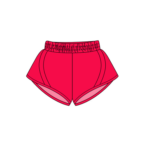 Preorder 04.01 Strawberry Red Girl's Sports Shorts