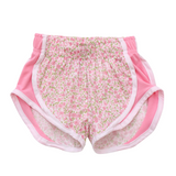 Preorder SS0523 Flower Pink Girl's Sports Shorts