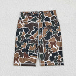 SS0534 Hunting Camo Sports Girls Biker Shorts
