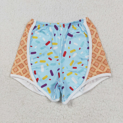 SS0571 Summer Drip Yoga Girl's Sports Shorts
