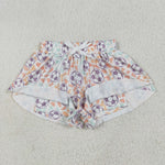 SS0582 Football Leopard Girl's Sports Shorts