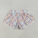 SS0582 Football Leopard Girl's Sports Shorts
