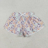 SS0582 Football Leopard Girl's Sports Shorts