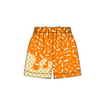 Preorder 08.14 SS0639 Ice Cream Drip Sprinkles Orange Boy's Shorts