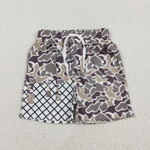 SS0646 Hunting Ice Cream Drip Camo Boy's Shorts